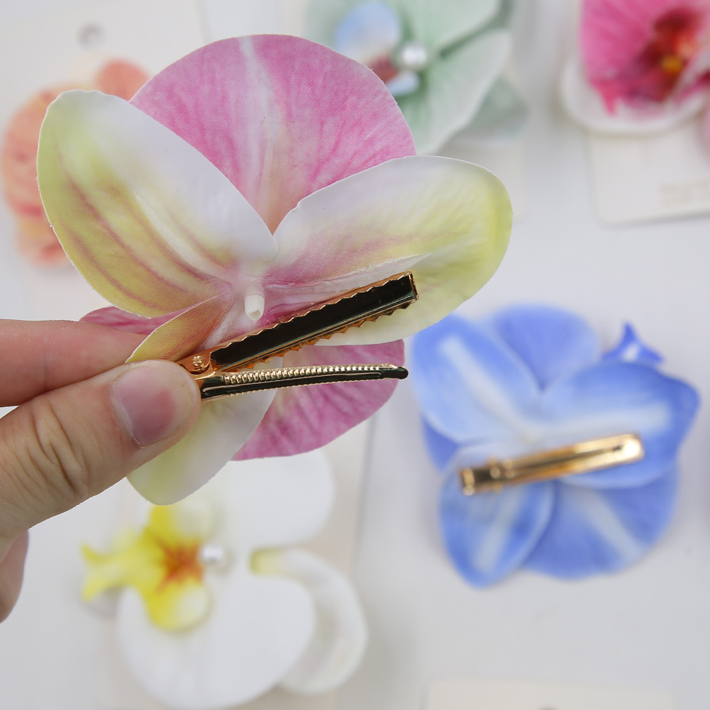 Artificial Orchid Flower Butte - Orchid Phalaenopsis ulasan dan harga